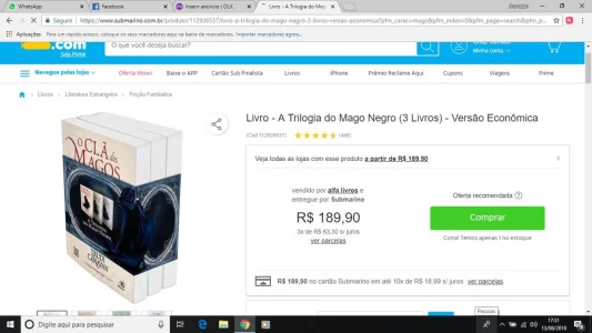 Livro - a Trilogia do Mago Negro (3 Livros)