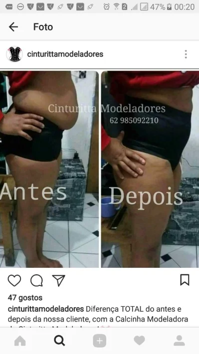 Cinta Modeladora Zero Barriga Alta Compressão