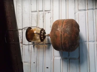 Lampião Antigo à Gaz com Bujão