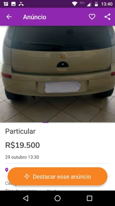 Venda de Carro