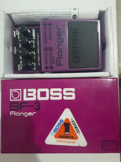 Pedal Flanger Bf3 Boss Bf-3 p/ Guitarra Baixo Novo