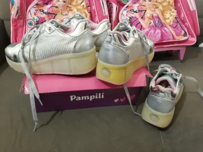 Tênis de Led com Rodinhas Patine Pampili