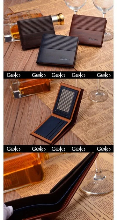 Carteira Slim de Couro Vintage Masculina Fuerdanni