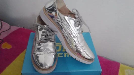 Sapato Oxford Prata N39