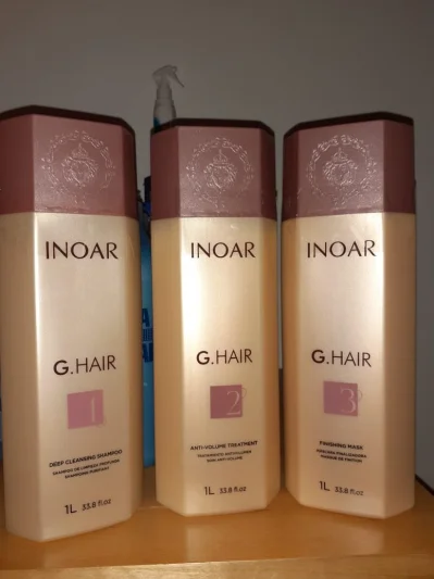 G-hair Inoar Escova Alemã Progressiva (3x1 Litro)