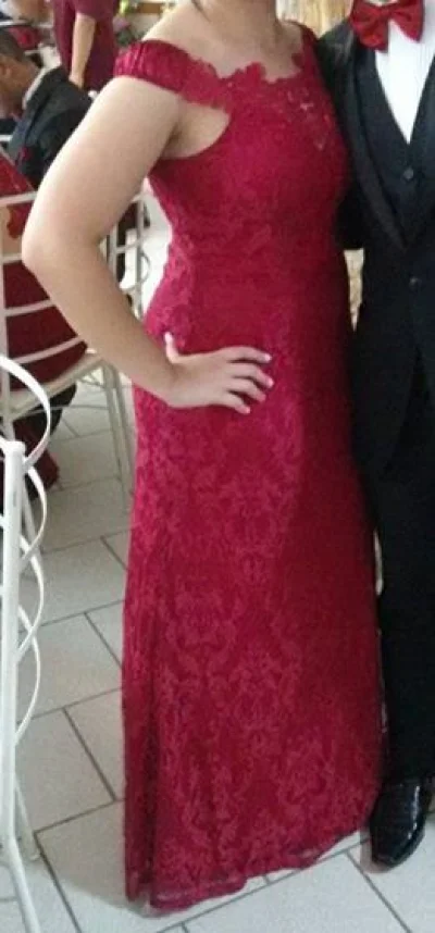 Vestido de Festa Marsala