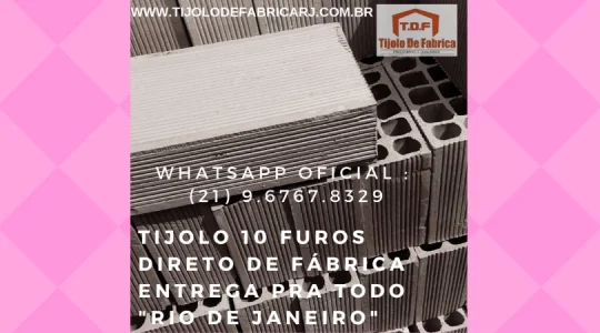 Tijolo Direto de Fábrica Whatsapp: (21) 9.6767.8329 Valenca - RJ