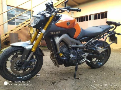 Yamaha Mt09 2015 Laranja