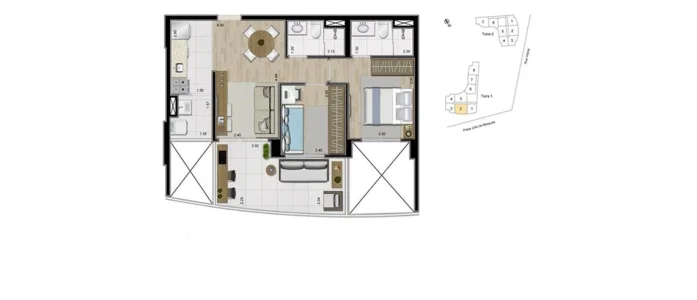 Apartamento no Centro de SP
