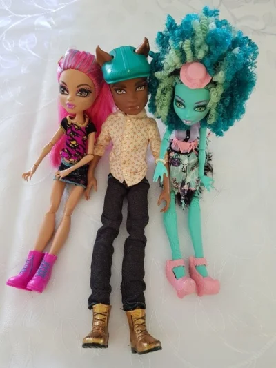 Kit 3 Bonecas Monster High