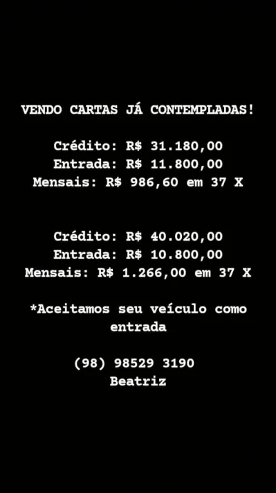 Cartas Contempladas Veja Fotos