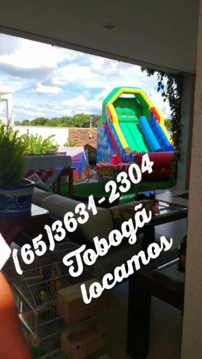 Aluguel de Tobogã Inflável Cuiabáou