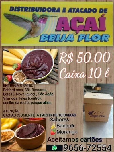 Caixa de Açaí