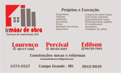 Serviços de Construção Civil