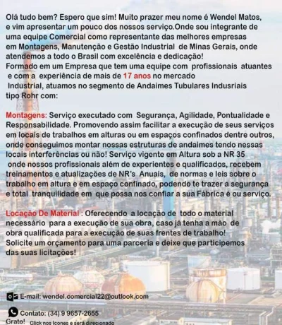 Montador de Andaimes em Campinas - Gmmi
