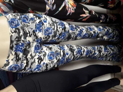 Calça Flare Estilo Legging estampada Linda