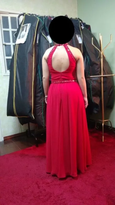 Lindo Vestido Vermelho Longo