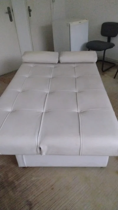 Sofa-cama Couro Legitimo Oportunidade Unica