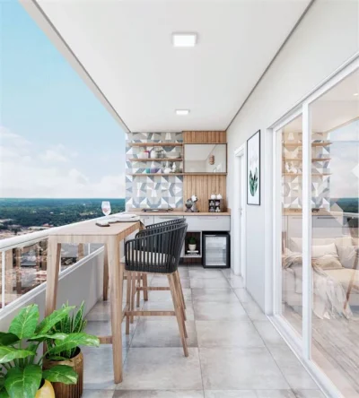 Apartamento com 84.21 m2 - Forte - Praia Grande SP
