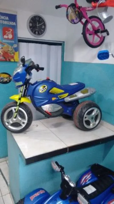 Moto Elétrica 12 V Azul Bandeirante