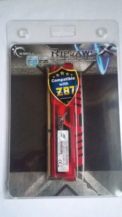 Memória G.skill Ripjaws X 8gb 1600mhz Ddr3