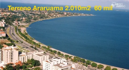 Araruama 60 Mil Terreno 2.010m2 30x67