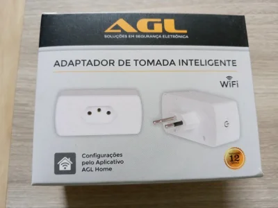 Adaptador de Tomada Inteligente Wifi Agl Wi-fi