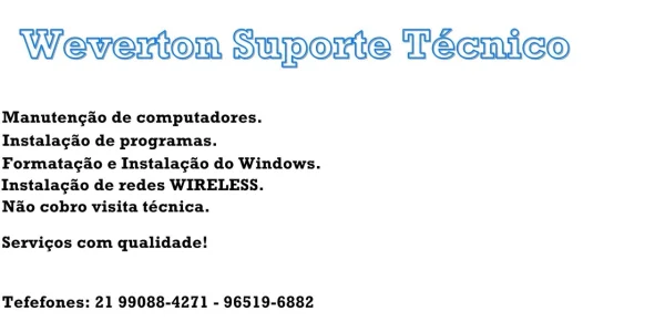 Conserto de Computadores