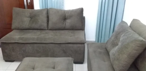 Vd Sofa de Canto Marrom
