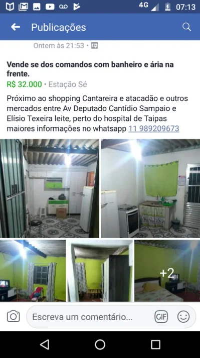 Vende SE uma Casa na Viela Próximo Tudo
