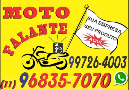 Moto Falante Melhor Que Carro de Som!