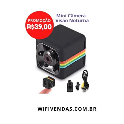Mini Câmera com Visão Noturna