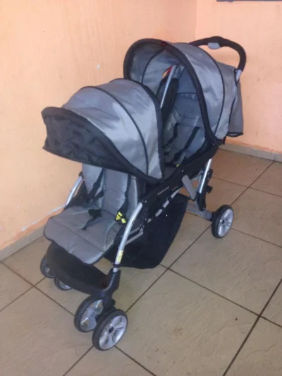 Carrinho de Bebê Gêmeos Galzerano