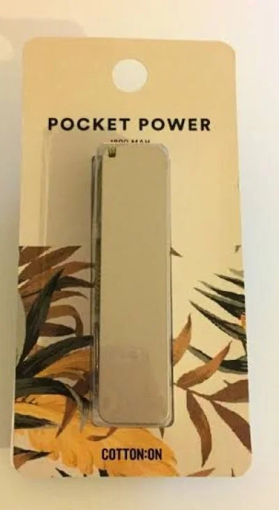 Carregador Portátil Cotton Celular Lote com 5