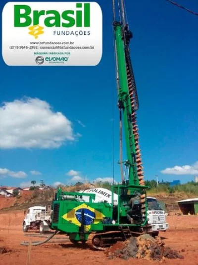 Brasil Fundações Hélice Contínua
