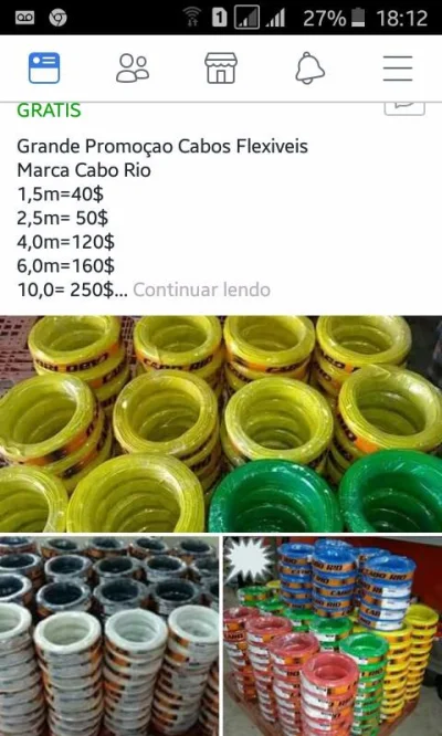 Cabos para Conexão Elétrica