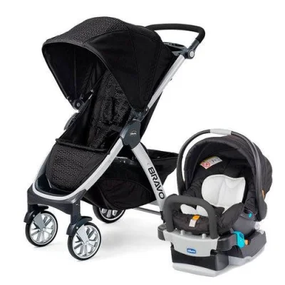 Carrinho e Bebê Conforto Chicco - Modelo Bravo