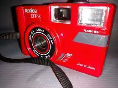 Máquina Fotográfica Antiga Analógica Konica Efp 3 Modelo Raro