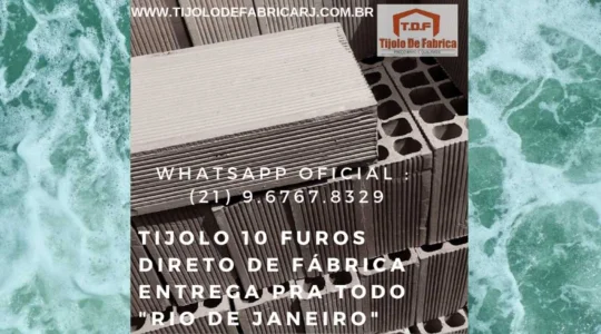 Tijolo Direto de Fábrica(21) 9.6767.8329 São Francisco de Itabapoana-