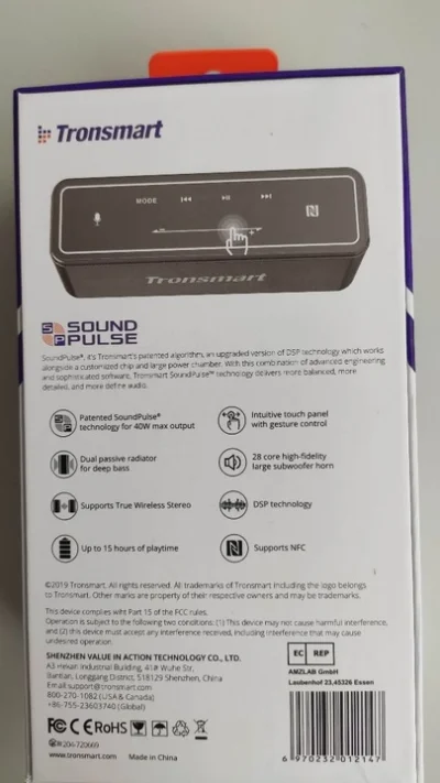 Caixa de Som Bluetooth Tronsmart Mega 40w