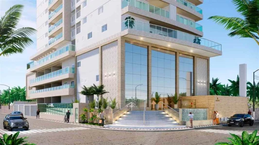 Apartamento com 111.15 m2 - Guilhermina - Praia Grande SP