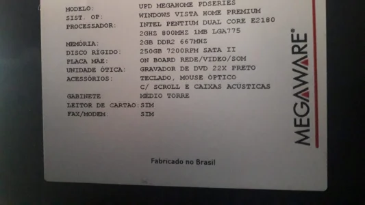 Vendo Computador
