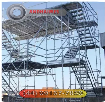Locação de Andaime Tubo Roll Rohr Contagem MG