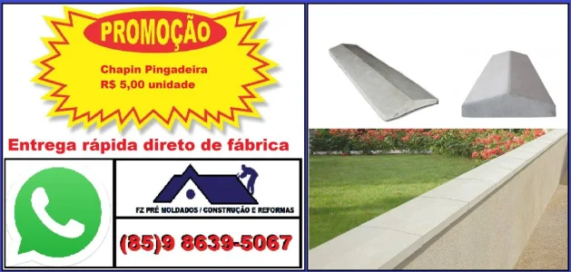 Promoção Pré Moldados