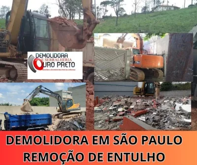 Demolição de Casas e Prédios em São Paulo