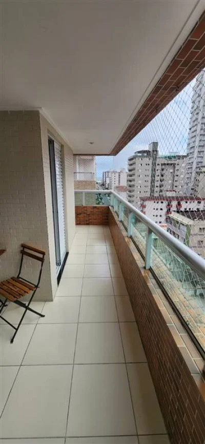 Apartamento com 80.73 m2 - Guilhermina - Praia Grande SP