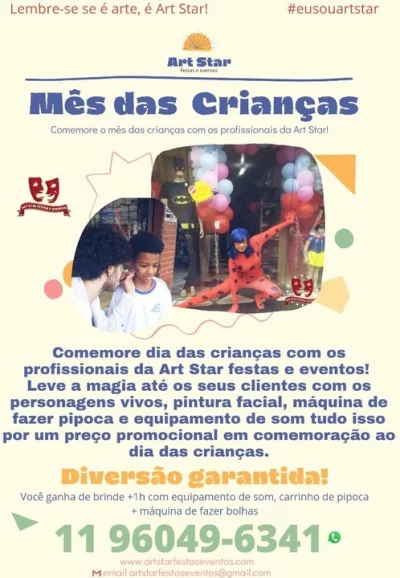 Animação em Lojas Dia das Crianças