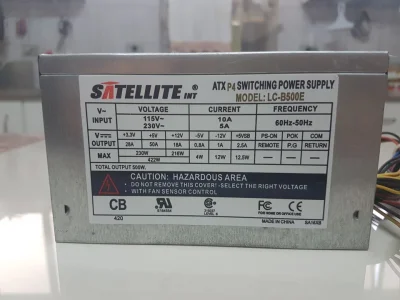Fonte Atx P4 500 W Satellite Lc-b500e