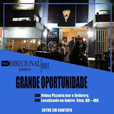 Vendo Excelente Pizzaria c/ Delivery no Bairro Sion, Bh, MG