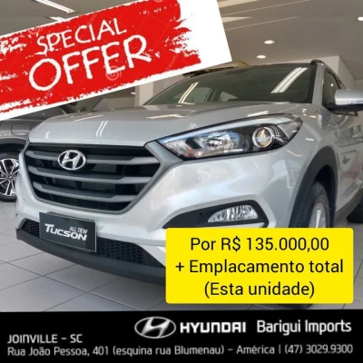 New Tucson Teto Panoramico